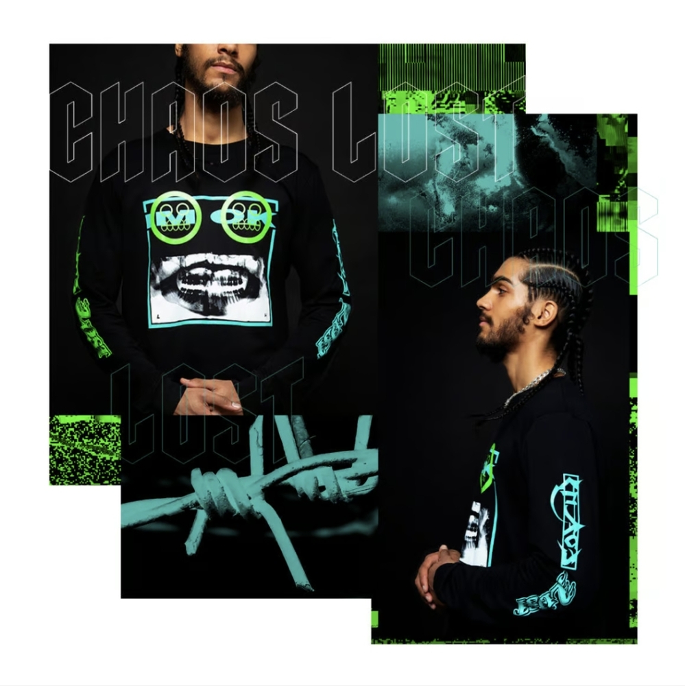 Liam Hodges x Carrie Munden Chaos Lost StockX Exclusive Long Sleeve T-Shirt XL